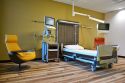 The hospital rooms are equipped with luxury fittings which are designed to ensure a clean environment for patients