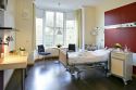 A lovely spacious patient room 