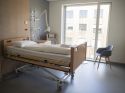 One of the exceptionally clean, luxurious, private, en-suite patient rooms designed in a contemporary Nordic style