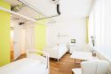 The clinic has well designed patient rooms which provide a relaxing environment for patients