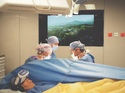 The clinic provides patients with virtual realtiy headsets during surgery
