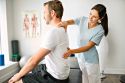Patients have physiotherapy with musculoskeletal experts.